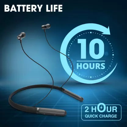 JBL LIVE200BT Wireless In-Ear Neckband Bluetooth Headset  (Black, In the Ear) JBL LIVE200BT Wireless In-Ear Neckband Bluetooth Headset  (Black, In the Ear)